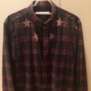 ジバンシィ(GIVENCHY)のGIVENCHY クリスマス カラーチェックシャツ 38(シャツ)