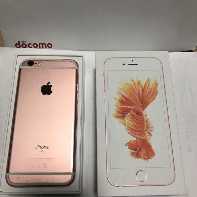 iPhone 6s 32GB ローズゴールド 新品未使用 ドコモ SIMフリー済-