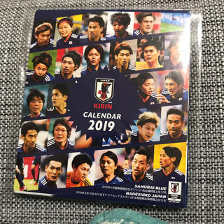 キリン(キリン)のサッカー 日本代表 2019 キリン 卓上 カレンダー 12m(カレンダー/スケジュール)