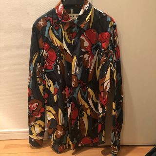 マルニ(Marni)のMARNI カラー フラワー シャツ 46 マルニ(シャツ)