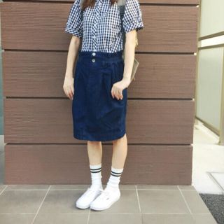 ダブルクローゼット(w closet)のダブルクローゼット デニムコクーンスカート(ミニスカート)