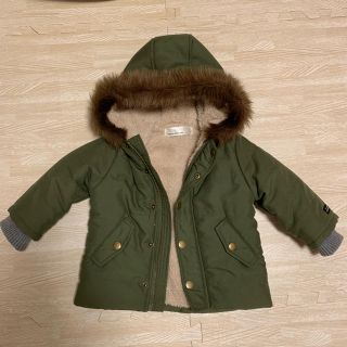 ザラキッズ(ZARA KIDS)のボア ワークコート ファー ベビー(ジャケット/コート)