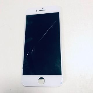 アップル(Apple)のiPhone7 フロントパネル白 ガラス割れ 画面　交換　液晶　修理(スマートフォン本体)