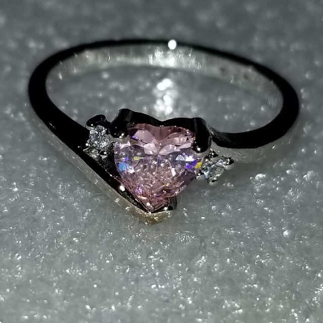 シャンパンPINKサファイアdesignRing レディースのアクセサリー(リング(指輪))の商品写真