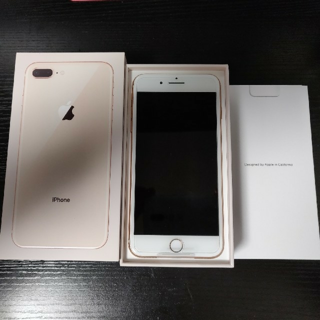 美品 iphone8 plus 64g gold simフリー