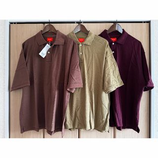 BEAMS ビームス ヘビー鹿の子 ポロシャツ 3カラーセット M
