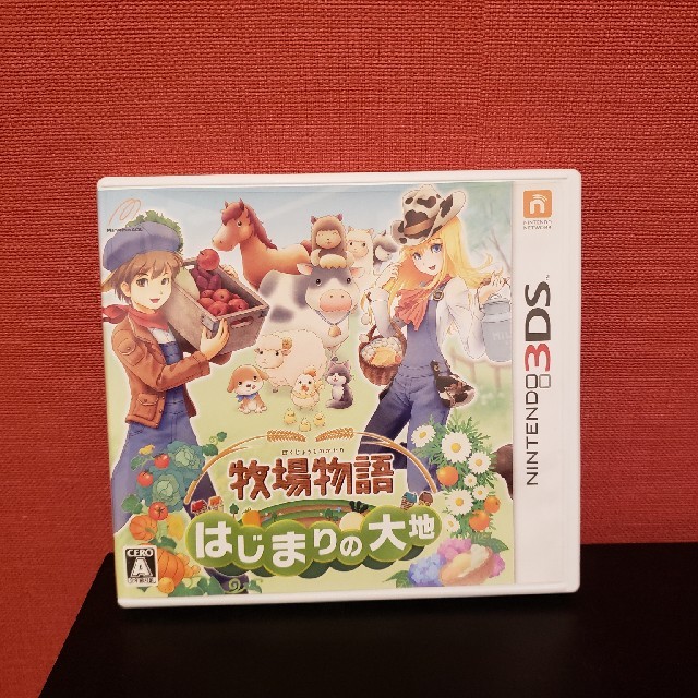 ニンテンドー3DS(ニンテンドー3DS)の牧場物語　はじまりの大地　3DS  エンタメ/ホビーのゲームソフト/ゲーム機本体(家庭用ゲームソフト)の商品写真