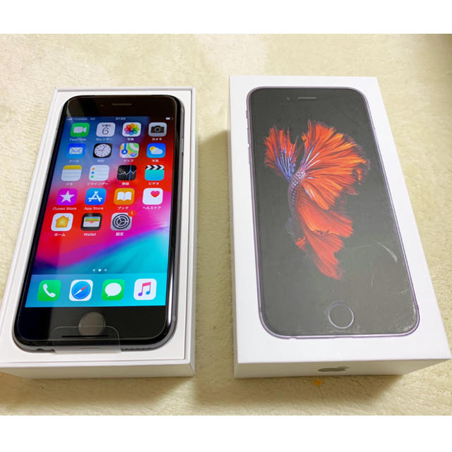 【１着でも送料無料】 Apple - ◆新品未使用 iPhone6s 128GB スペースグレー◆SIMフリー スマートフォン本体