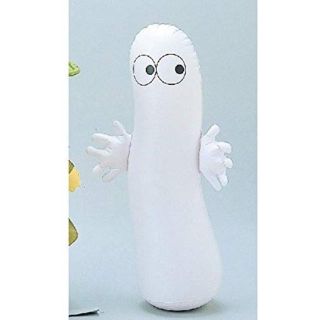 新品未使用未開封  Moomin ムーミン 巨大 エアーマスコット ニョロニョロ(キャラクターグッズ)