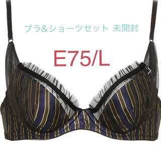 Chut！ INTIMATES 新品☆シアー シュット ブラセット E75(ブラ&ショーツセット)