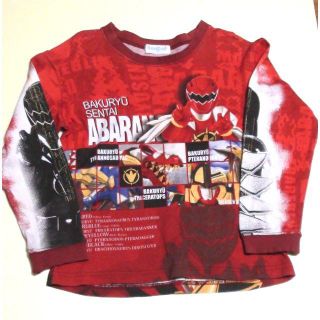 バンダイ(BANDAI)の爆竜戦隊アバレンジャー Ｔシャツ(長袖)　サイズ120(Tシャツ/カットソー)