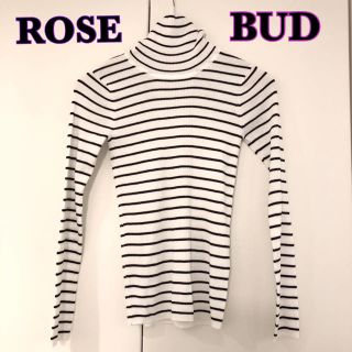 ローズバッド(ROSE BUD)のローズバッド♡タートルネック♡ボーダー(ニット/セーター)