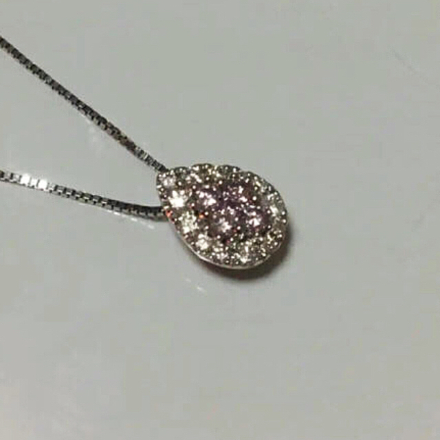 【ピンクダイヤモンド】ネックレスダイヤモンド