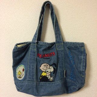 ルートート(ROOTOTE)の新品♪ルートート×スヌーピーデニムトート(トートバッグ)