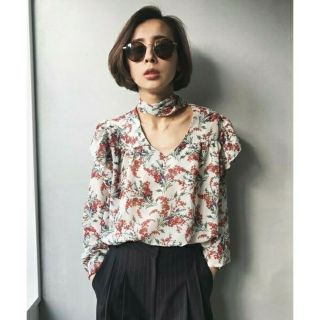 アメリヴィンテージ(Ameri VINTAGE)の【新品】AMERI アメリ / BOW TIE FRILL SHIRT(シャツ/ブラウス(長袖/七分))