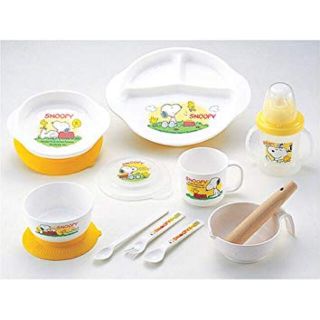 リッチェル(Richell)のリッチェル ベビー食器セット&ピジョン 炊飯器用おかゆポット(離乳食器セット)