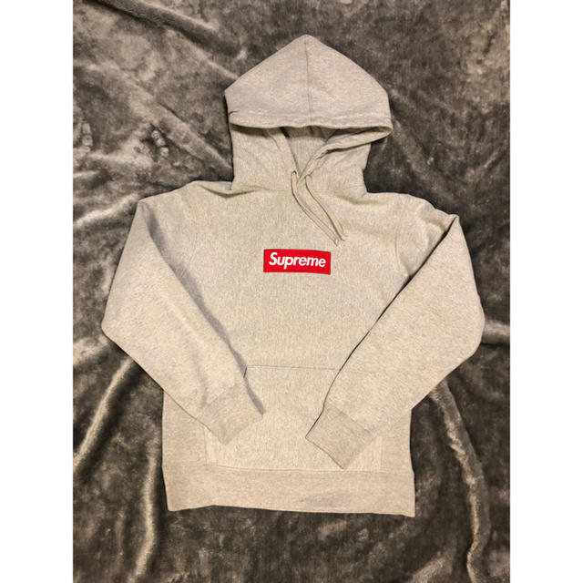 Supreme 13AW Box logo パーカー grey