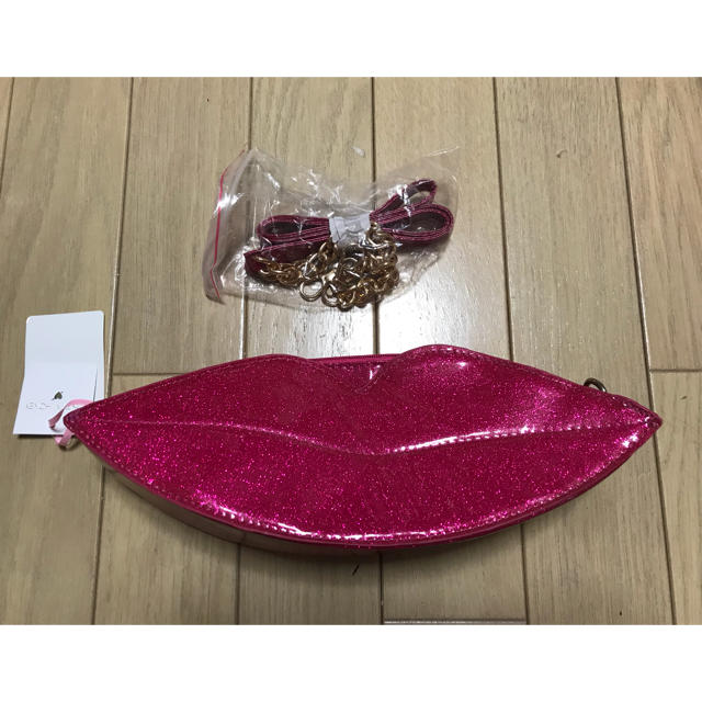 お値下げ♡honeymihoney リップ型ショルダーバッグ????????レディース