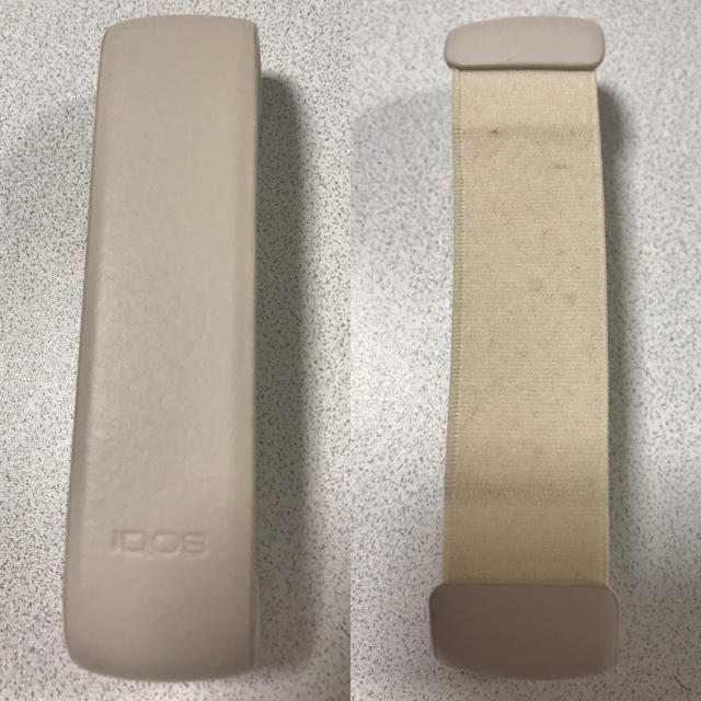 IQOS(アイコス)のIQOS 3 レザースリーブ クリーム 純正 ケース カバー メンズのファッション小物(タバコグッズ)の商品写真