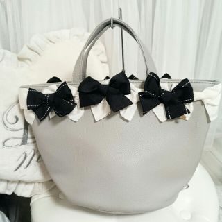 フォクシー(FOXEY)のお値下げ♡﻿handmade♡ おリボン﻿ トートバッグ グログラン(トートバッグ)