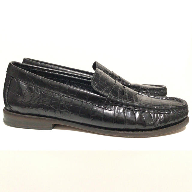 CAMINANDO ローファー 型押し 黒 24.5 レディースの靴/シューズ(ローファー/革靴)の商品写真