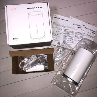 エーユー(au)のau Speed Wi-Fi HOME L01s(PC周辺機器)