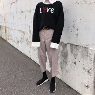 ラフシモンズ(RAF SIMONS)のOY LOVEニット 未使用 ESC STUDIO XU DOG(ニット/セーター)