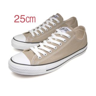 コンバース(CONVERSE)のCANVAS ALL STAR コンバース オールスター ox ベージュ 25㎝(スニーカー)