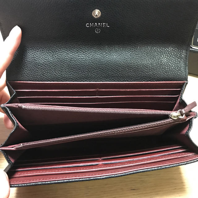 CHANEL(シャネル)のシャネル マトラッセ キャビアスキン長財布 レディースのファッション小物(財布)の商品写真