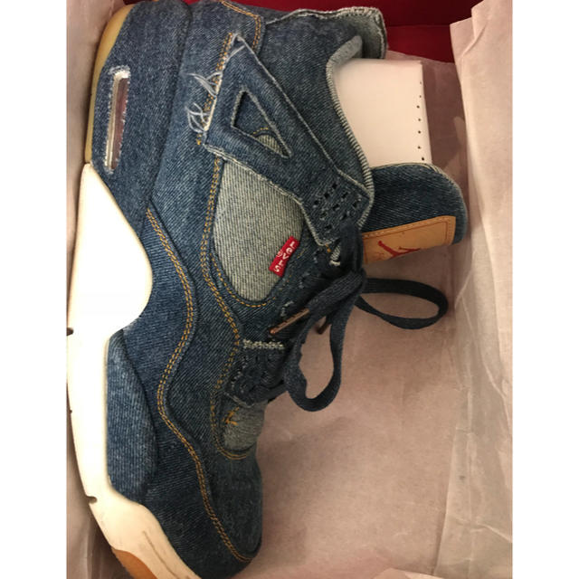 独特な店 NIKE - 超希少 levis jordan 4 初期 blue US13 スニーカー 独特な店 NIKE - 超希少 levis jordan 4 初期 blue US13 スニーカー