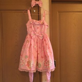 アンジェリックプリティー(Angelic Pretty)のAngelic Pretty ピンクJSK(ひざ丈ワンピース)