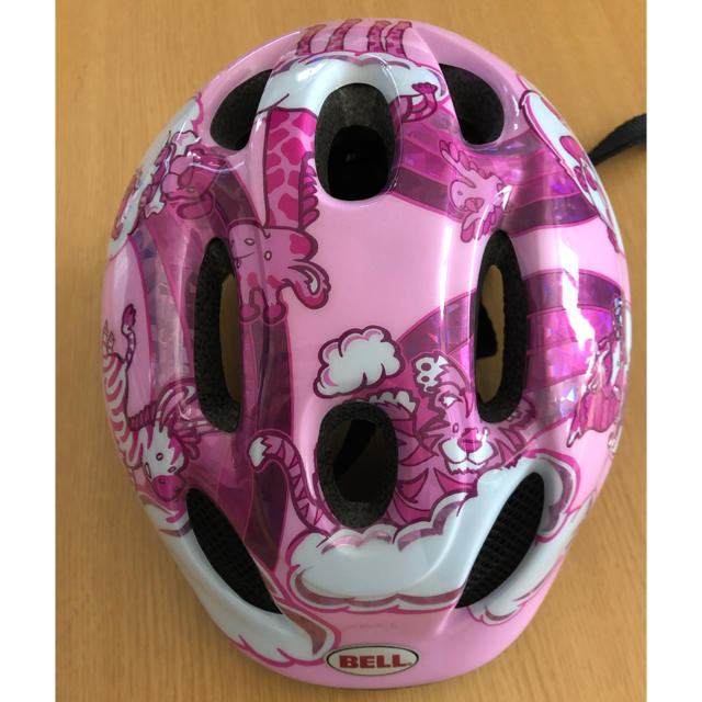 BELL(ベル)のベル キッズヘルメットズーム レインボーアニマル 52〜56cm  自動車/バイクのバイク(ヘルメット/シールド)の商品写真