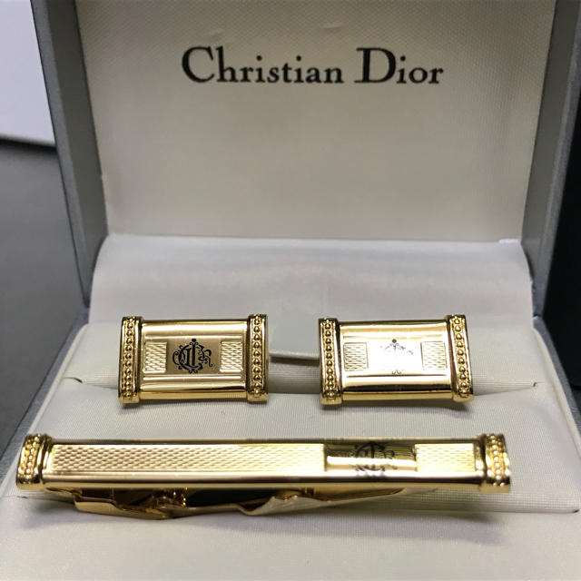 Christian Dior(クリスチャンディオール)のディオール ネクタイピン タイピン カフス カフリンクス 10 メンズのファッション小物(ネクタイピン)の商品写真