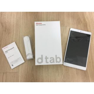 エヌティティドコモ(NTTdocomo)のdocomoタブレット dtab Compact d-01J(タブレット)