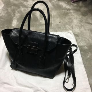 プラダ(PRADA)のプラダ バック ショルダーバッグ カーフレザー(ショルダーバッグ)