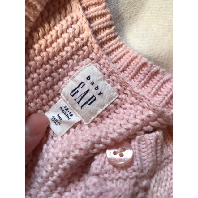 babyGAP(ベビーギャップ)のbabygap 12-18m カーディガン キッズ/ベビー/マタニティのベビー服(~85cm)(カーディガン/ボレロ)の商品写真