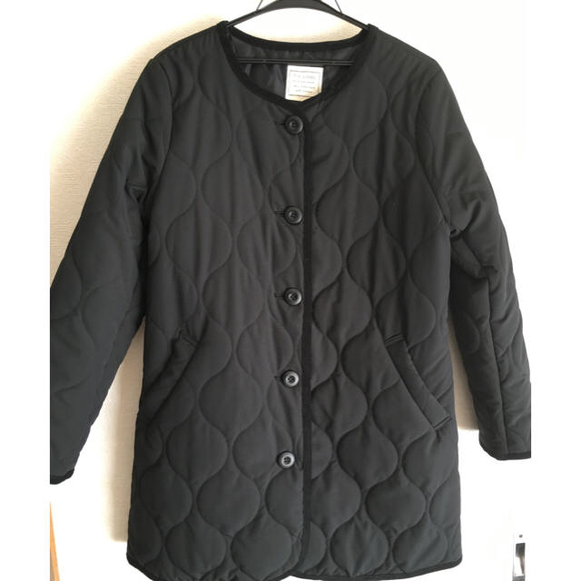 しまむら(シマムラ)のキルティングコート 黒 レディースのジャケット/アウター(その他)の商品写真