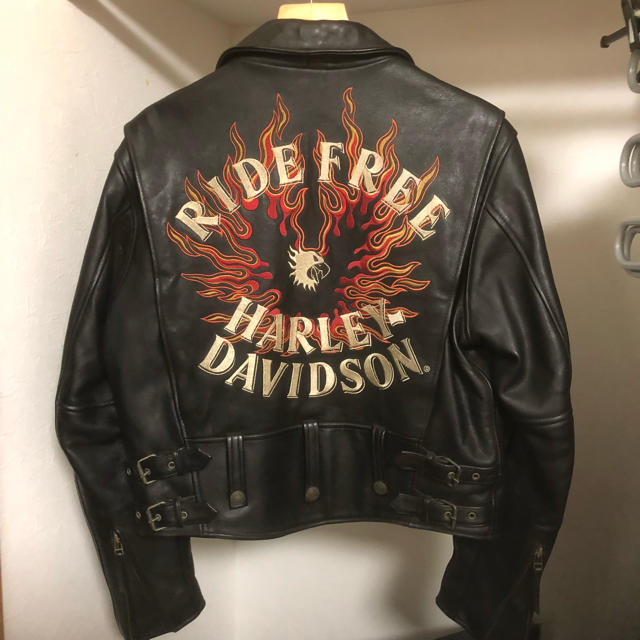 Harley Davidson(ハーレーダビッドソン)の(送料込み)Harley-Davidson ライダースジャケット メンズのジャケット/アウター(ライダースジャケット)の商品写真