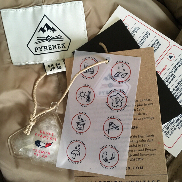 Pyrenex - ▽大幅値下げ▽ダウンコート ピレネックス 38の通販 Pyrenex - ▽大幅値下げ▽ダウンコート ピレネックス 38の通販