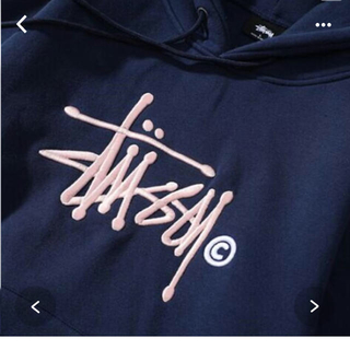 STUSSY - ロゴ刺繍パーカーの通販 by tan'shop｜ステューシーなら ...