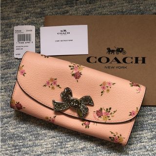 コーチ(COACH)の新品  COACH  コーチ  フローラル 長財布 (財布)