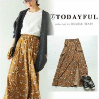 トゥデイフル(TODAYFUL)のTODAYFUL ☆フラワースリット マキシスカート(ロングスカート)