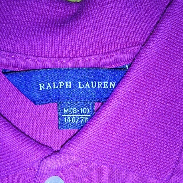 POLO RALPH LAUREN(ポロラルフローレン)のラルフローレン 女の子 ワンピース ポロ 140 ピンク キッズ/ベビー/マタニティのキッズ服女の子用(90cm~)(ワンピース)の商品写真