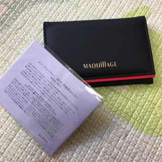 マキアージュ(MAQuillAGE)のミラー付きパスケース(名刺入れ/定期入れ)