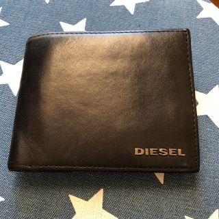 ディーゼル(DIESEL)のDIESELディーゼル 二つ折り財布 ブラック(内側迷彩)(折り財布)