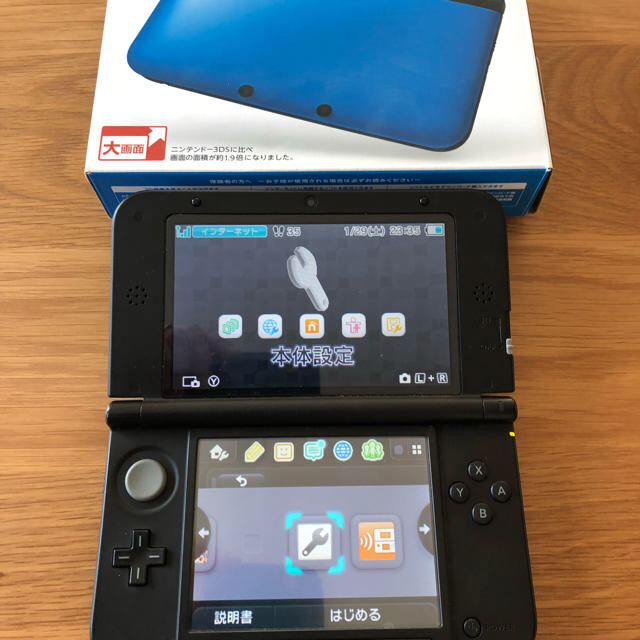 ニンテンドー3DS(ニンテンドー3DS)の任天堂３ＤＳＬＬ美品です。 エンタメ/ホビーのゲームソフト/ゲーム機本体(携帯用ゲーム機本体)の商品写真