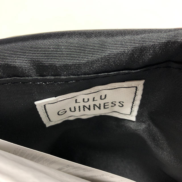 LULU GUINNESS(ルルギネス)の【新品未使用】Lulu Ginness ルルギネス ポーチ 黒 レディースのファッション小物(ポーチ)の商品写真