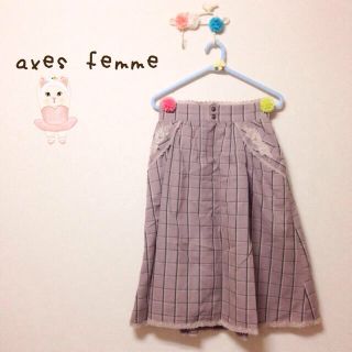 アクシーズファム(axes femme)のaxes femme＊ロングスカート(ロングスカート)