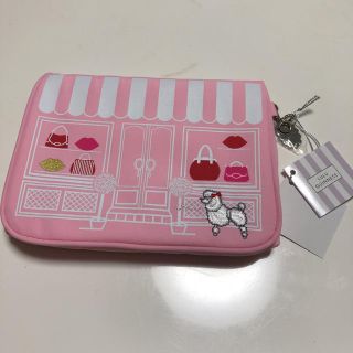 ルルギネス(LULU GUINNESS)の【新品未使用】ルルギネス Lulu Ginness ポーチ ピンク (ポーチ)