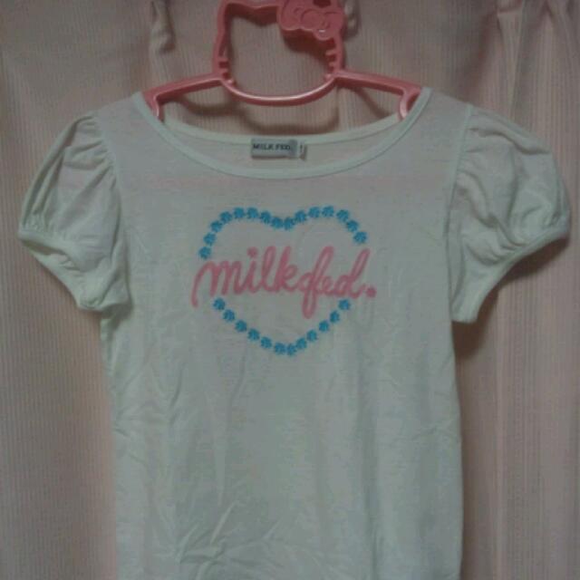 MILKFED.(ミルクフェド)のmilkfed パフスリーブ Tシャツ レディースのトップス(Tシャツ(半袖/袖なし))の商品写真